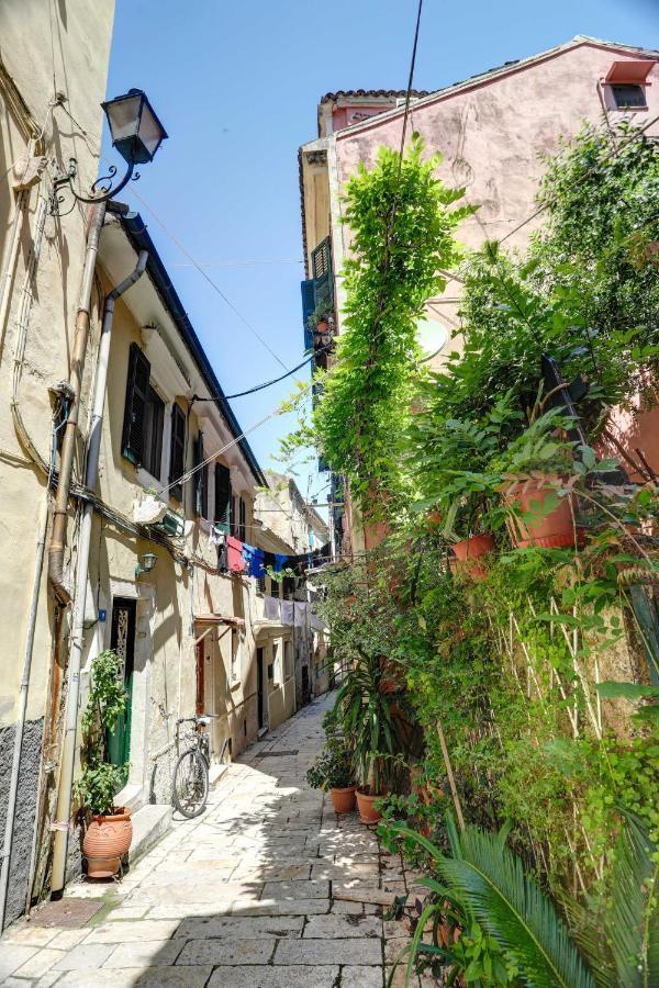 Luminous 2Bd Stone Apt In The Alleys Of Corfu Town Exterior photo